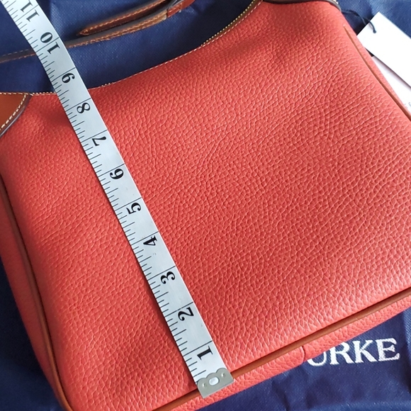 SOLD-Dooney and Bourke Kimberly Orange Crossbody - Picture 10 of 16